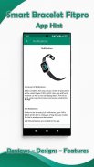 Smart Bracelet Fitpro App Hint screenshot 3