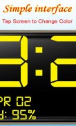 Digital Clock Simple and Big screenshot 2