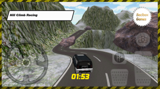 Snow Hummer Hill Climb Racing screenshot 0