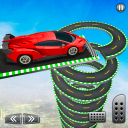 Megarampe Autosimulator-Unmögliches 3D Auto-Stunts
