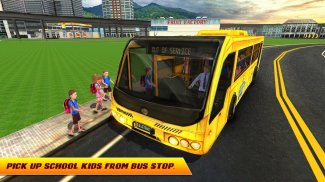 City High School Bus 2018: Driving Simulator PRO screenshot 3