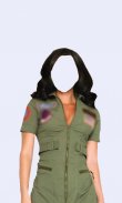 Women Military Photo Suit screenshot 5