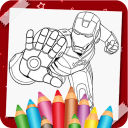 Superhero Coloring Book 2021