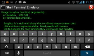 Shell Terminal Emulator screenshot 2