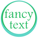 Fancy text + Icon