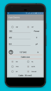 Fast electrical calculations screenshot 2