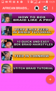 AFRICAN BRAIDS AND TUTORIAL 2020 screenshot 3