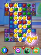 Şeker Cenneti - Ücretsiz Maç 3 Bulmaca Oyunu Oyna screenshot 6