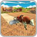 Bull Farming Village Farm 3D Icon