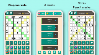 Sudoku Diagonal screenshot 3