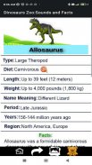 Dinosaurs Zoo:Sounds and Facts screenshot 1