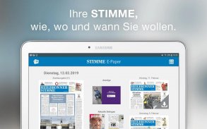 Stimme E-Paper screenshot 2