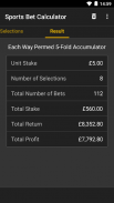 Sports Bet Calculator screenshot 3