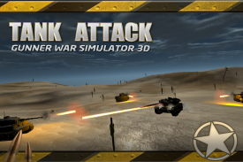 Tank Attack: Artillero Guerra screenshot 0