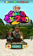Subway Strike 2 - New Zoo Rush Running Escape screenshot 5