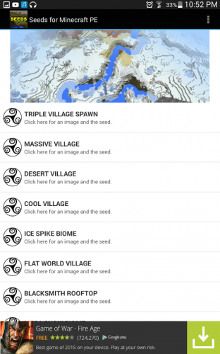 Seeds For Minecraft Pe 1 1 1 تنزيل Apk للأندرويد Aptoide