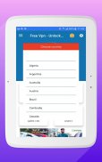 Free Vpn - Unlock all countries screenshot 0