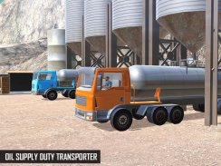 Oil Tanker Transporter Truck Driving Games screenshot 14
