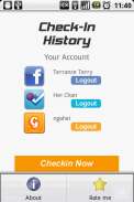 Check-in History screenshot 2