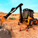 City Excavator JCB Games Icon