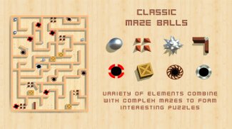 Classic Maze Ball screenshot 0