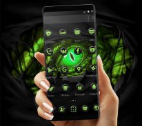 Green Dragon Eye Theme screenshot 1