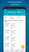 Recurlog: Recurring tasks, chores, Reminders & Log screenshot 4