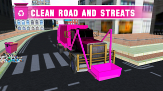Garbage Dump truck driver 3D screenshot 0