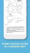 Form 2 Math Notes + Answers screenshot 2