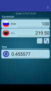 Russian Ruble x Albanian Lek screenshot 1