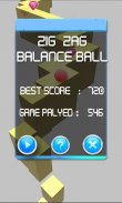 Zig Zag Balance Ball Games screenshot 3