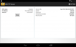 WiFi FTP Server screenshot 1