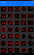 Black and Red Icon Pack v9.0 (Free) screenshot 14