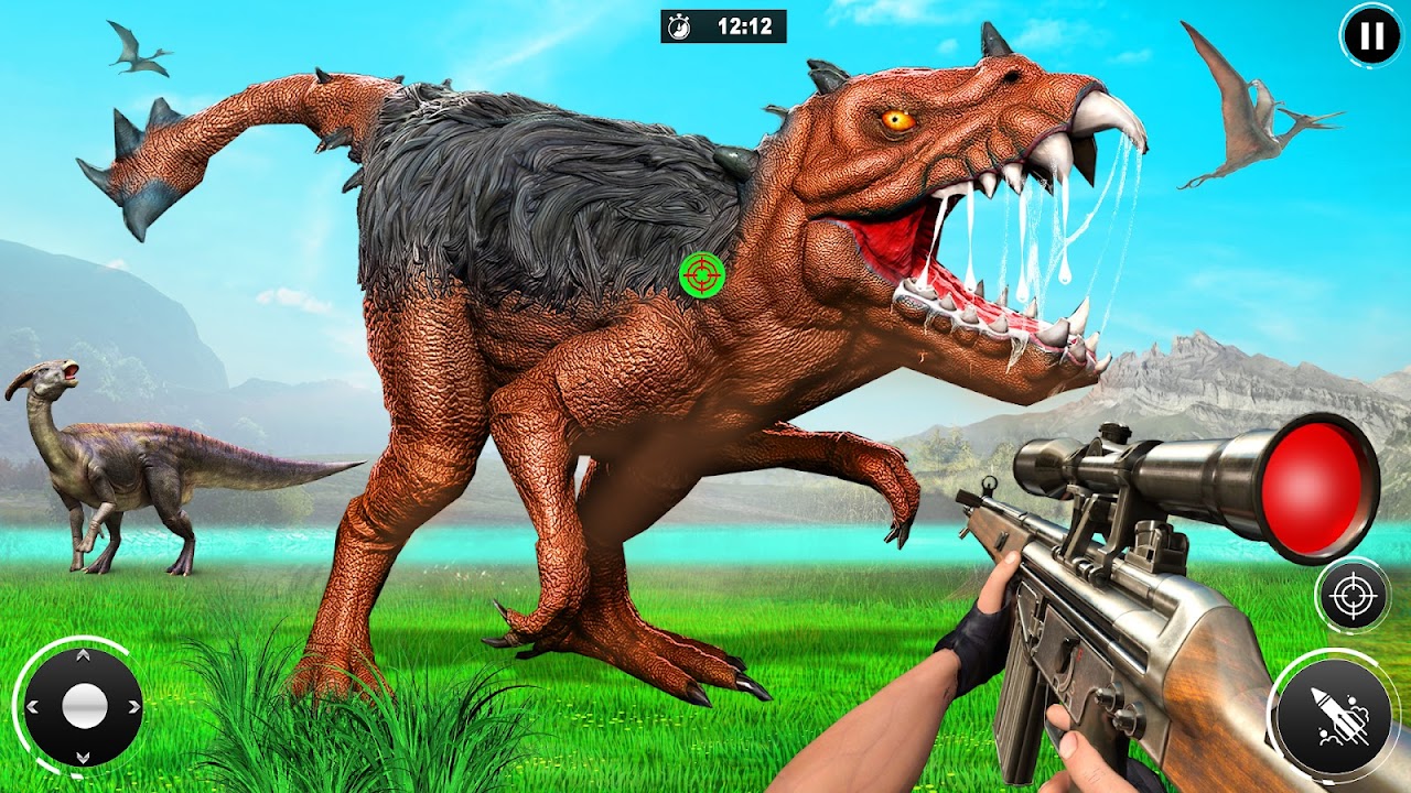 Wild Dinosaur Game Hunting Sim - Download APK per Android