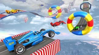 方程式赛车特技赛车游戏 - 方程式赛车驾驶模拟器汽车游戏（2021 年新游戏和 3D 免费游戏） screenshot 3