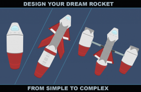 Rocket Builder - Moon Landing screenshot 0