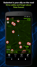 radarbot free speed camera detector speedometer screenshot 3