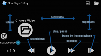 Slow motion/Frame Player screenshot 0