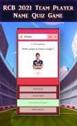 RCB 2021 Mini games - Player Name & Country Quiz screenshot 3