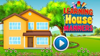 Learning House Manners: Home Cleaning Games screenshot 1