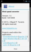 Wind speed converter screenshot 3