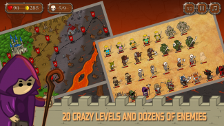 Tiny Tower Defense:Offline Defend Castle Game screenshot 2