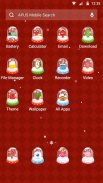 Merry Christmas Cute Snowman -- APUS theme screenshot 1