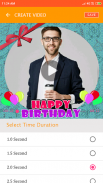 Birthday video maker Brother - with photo and song screenshot 3