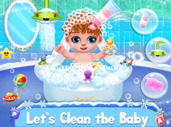 Ice Princess Mom and Baby Game screenshot 2