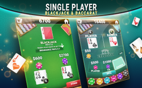 Blackjack & Baccarat Card Game screenshot 6