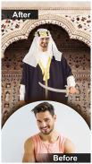 Arab Man Photo Editor : Suit, Hair, Moustache screenshot 5