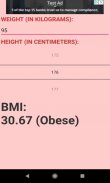 BODY MASS INDEX Calculator - BMI CALCULATOR - WEIGHT & HEIGHT ANALYZE screenshot 3