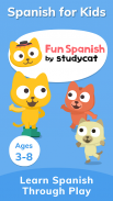 Studycat: Español para niños screenshot 1
