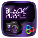 Black Purple GO Launcher Theme